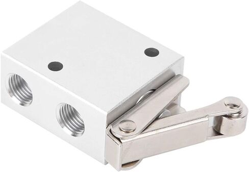 Oumefar Control Pushbutton Valve G1/4 "Simple 3-Way Structure Pushbutton Valve Precision Casting Flexible Pulley Membrane Lever Mechanical Valve For Pneumatic System in Saudi Arabia