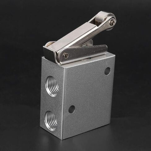 Oumefar Control Pushbutton Valve G1/4 "Simple 3-Way Structure Pushbutton Valve Precision Casting Flexible Pulley Membrane Lever Mechanical Valve For Pneumatic System in Saudi Arabia