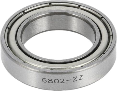 ACROPIX 6802ZZ محامل الكرات الأخدود العميق P6 15x24x5 مم محامل مشحمة مزدوجة معدنية ختم فضي اللون سكوتر عجلة التزلج - حزمة من 2 in Kuwait