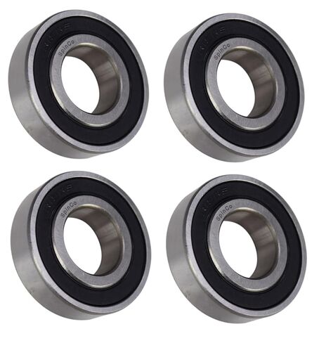 (4 Each) R12-2RS Sealed Radial Ball Bearing 3/4 ID X 1-5/8 OD X 7/16 Wide SpinCo in Saudi Arabia