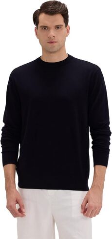Men’s Daily Cashmere Sweater – 100% Pure Cashmere Crew Neck Pullover, Soft Lightweight Knit in Saudi Arabia