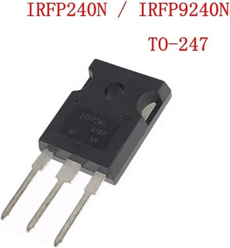 IRFP240 IRFP9240 TO-247 IRFP240PBF IRFP9240PBF (IRFP240N + IRFP9240N) TO-3P Power MOSFET 2 قطعة in Kuwait