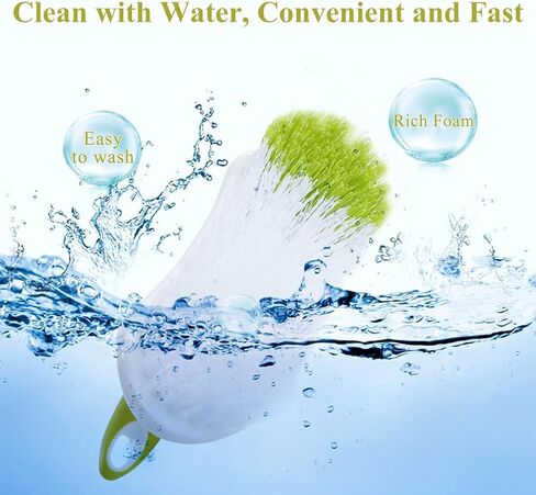 Heavy Duty Scrub Brush with Stiff Bristles - Comfort Grip Cleaning Brush for Tile, Carpet, Sink, Shower - Durable Ergonomic Handle for Floor Tub Scrubbing in Saudi Arabia