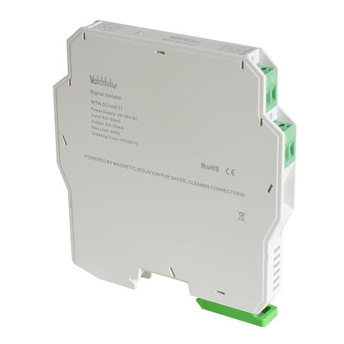 WTH-SC/mA/11 عزل مغناطيسي 4-20mA عازل إشارة 0.1% دقة DIN السكك الحديدية CE معتمد DC24V 1 في 1 خارج in Kuwait