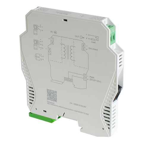 WTH-SC/mA/11 عزل مغناطيسي 4-20mA عازل إشارة 0.1% دقة DIN السكك الحديدية CE معتمد DC24V 1 في 1 خارج in Kuwait