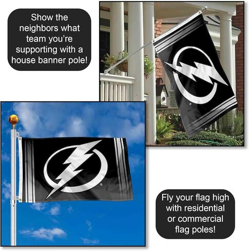 Tampa Bay Lightning Blackout 3x5 Feet Banner Flag in Saudi Arabia