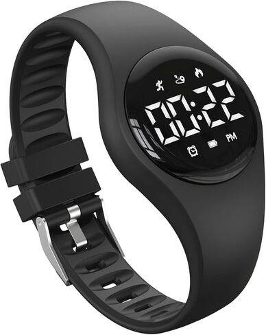 Kids Pedometer Watch, Digital Step Counter Watch, Waterproof Wristwatch, Calendar Alarm Clock for Children Boys Girls in Saudi Arabia