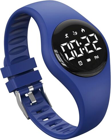 Kids Pedometer Watch, Digital Step Counter Watch, Waterproof Wristwatch, Calendar Alarm Clock for Children Boys Girls in Saudi Arabia