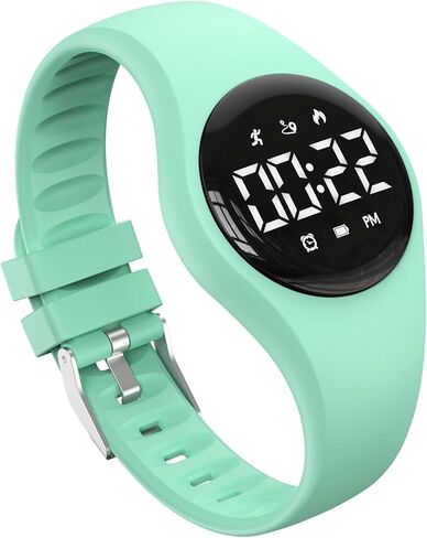 Kids Pedometer Watch, Digital Step Counter Watch, Waterproof Wristwatch, Calendar Alarm Clock for Children Boys Girls in Saudi Arabia