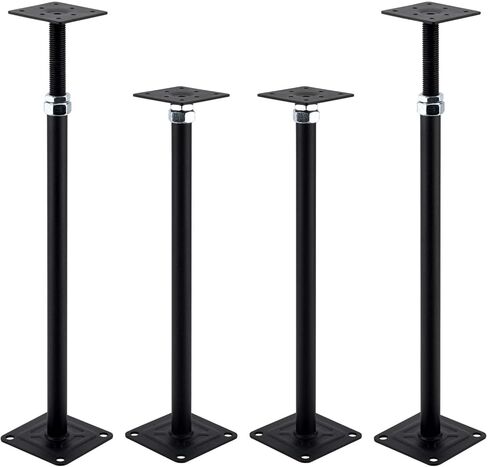 4 Pack Adjustable Floor Jack Post 17-21" Range of Adjustment,Telescoping Jack for Temporary Support and Leveling in Saudi Arabia