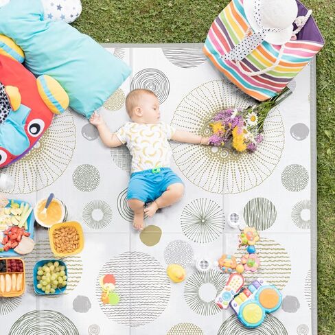حصيرة لعب الأطفال القابلة للطي ، و piglog playmats playmats للأطفال والأطفال الصغار ، واللعب الرغوي الآمن لوقت البطن ، و 50 × 50 حصيرة ، وملفات أرضية محمولة قابلة للانعكاس للطفل ، والطفل ، والديناصور in Saudi Arabia