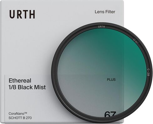 Urth 37mm Ethereal Black Mist ⅛ Diffusion Lens Filter (Plus+) - Cinematic Effect, 20-Layer Nano-Coated Black Mist Light Diffusion Particles in Saudi Arabia
