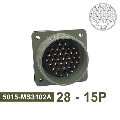 5015 MIL-C Military Connectors MS3102A Socket MS3106A MS3108A 28-15 Circular 28-21 1Pcs(Socket 3102 28-15P) in Saudi Arabia