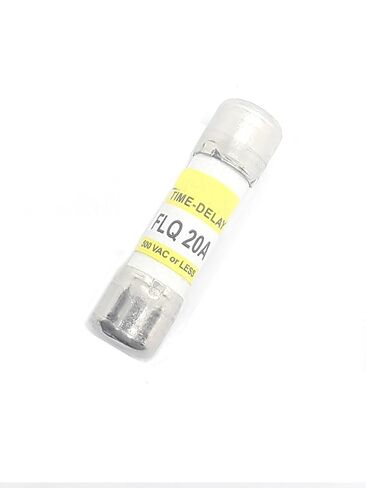 2 Pcs FLQ-20 (FLQ 20A) 20 Amp 500Vac Time Delay Fuse 10 * 38 in Saudi Arabia