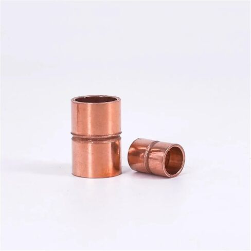 6.35-159mm 1/4 "3/8" 1/2 "5/8" 3/4 "1" -6.25 "ID النحاس نهاية تغذية لحام مستقيم اقتران الأنابيب المناسب موصل مكيف الهواء (26 × 23 مم) in Kuwait