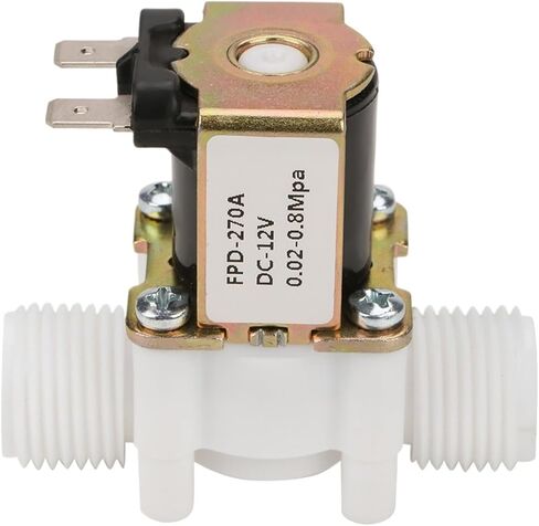 12V G1/2" NC Plastic Electrical Inlet Solenoid Water Valve for Water Dispense Normally Closed Solenoid Valve in Saudi Arabia