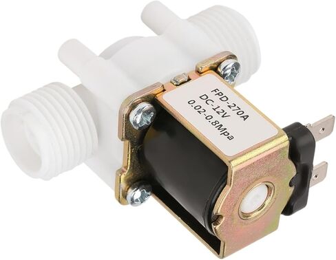 12V G1/2" NC Plastic Electrical Inlet Solenoid Water Valve for Water Dispense Normally Closed Solenoid Valve in Saudi Arabia
