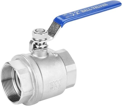 2in 304 Stainless Steel Two Piece Full Port Female Thread Ball Valve 2" DN50 1000 WOG Manual Ball Valve in Saudi Arabia