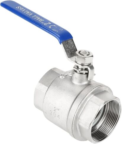 2in 304 Stainless Steel Two Piece Full Port Female Thread Ball Valve 2" DN50 1000 WOG Manual Ball Valve in Saudi Arabia