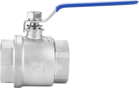 2in 304 Stainless Steel Two Piece Full Port Female Thread Ball Valve 2" DN50 1000 WOG Manual Ball Valve in Saudi Arabia