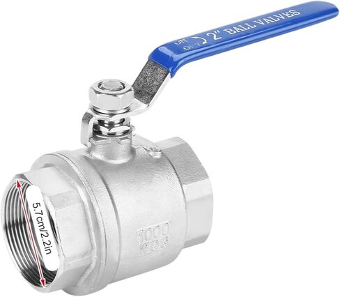 2in 304 Stainless Steel Two Piece Full Port Female Thread Ball Valve 2" DN50 1000 WOG Manual Ball Valve in Saudi Arabia