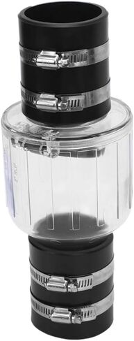 Quiet Sump Pump Check Valve Clear Silent 2in PVC Pipe Backflow Valve with Spring Loaded Flapper Quiet Sump Pump Check Valve in Saudi Arabia