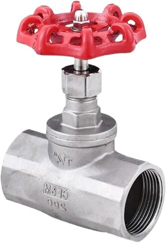 J11W-16P 304 Stainless Steel Threaded Globe Valve 1/2 3/4 2 Inch Female Thread Valve Manual Handwheel Industrial Shut Off Valve(DN40) in Saudi Arabia