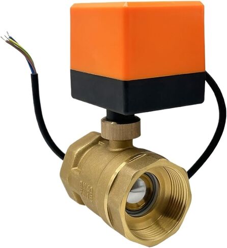 1/2" 3/4" 1" 2" Motorized Ball Valve 220V 12V 24V Brass Electric Ball Valve Three Wire or Two Line Brass Ball Valve(1-1/2",24VAC_CR02) in Saudi Arabia