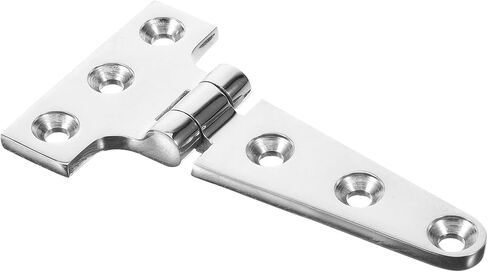 Heavy Duty Stainless Steel T-Hinge 100x54x4.8mm with Zinc Coating for Barn Door, Yard Gate, and Shed Door, Decorative Strap Hinge for Wooden Fence and Cabinet Use in Saudi Arabia