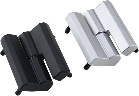 Zinc Alloy Black Detachable Hinge with Embedded Left and Right Opening Screws Industrial 1Pcs(Matte-R) in Saudi Arabia