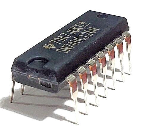 SN74HC126N SN74HC126 74HC126 بوابات عازلة رباعية للحافلات مع مخرجات 3 حالات صديقة للوحة التجارب IC DIP-14 (حزمة من 20) in Kuwait