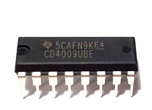CD4009UBE CD4009UB CD4009 CMOS سداسي مقلوب عازل/محول IC DIP-16 (عبوة من 5) in Kuwait