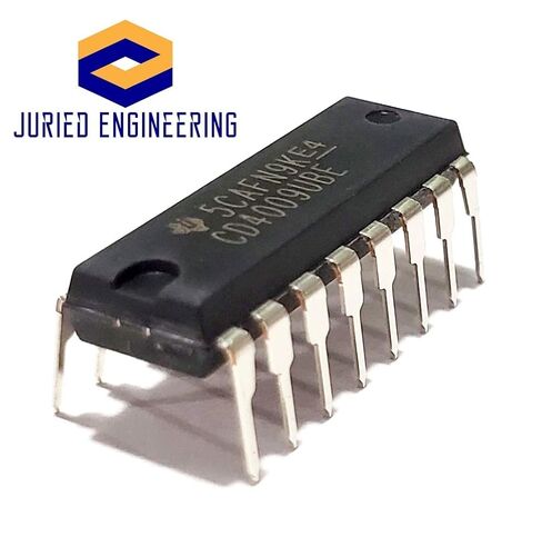 CD4009UBE CD4009UB CD4009 CMOS سداسي مقلوب عازل/محول IC DIP-16 (عبوة من 5) in Kuwait