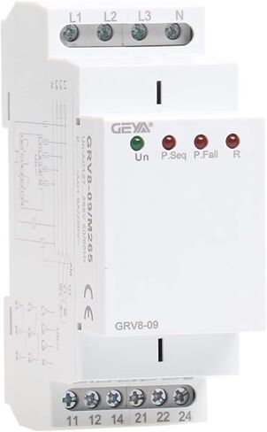 GRV8-09 فشل مرحل تسلسل الطور 8A 2SPDT 36 مم جهاز مراقبة العرض (GRV8-09 M265) in Kuwait