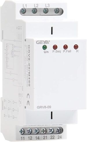 GRV8-09 فشل مرحل تسلسل الطور 8A 2SPDT 36 مم جهاز مراقبة العرض (GRV8-09 M265) in Kuwait
