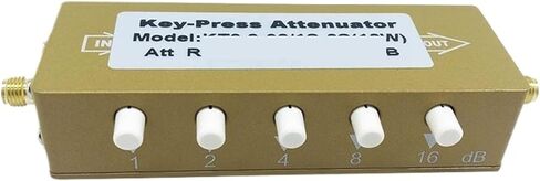 المخفف القابل للتعديل KT3.0-90/1S-2S(10W)/KT4.0-90/1S-2N(10W) الخطوة 0-90dB 0-3G SMA-KK المخفف المتغير للضغط على المفاتيح (KT3.0-90 1S-2S 10W) in Kuwait
