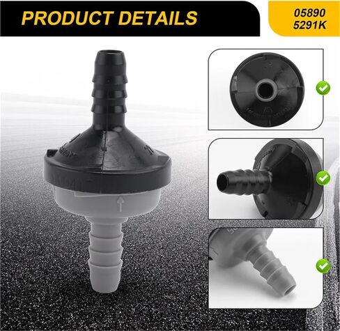 AU34-Vacuum Check Valve مضخة هواء ملحقات السيارة لـ A4 TT 058905291 058905291K in Saudi Arabia