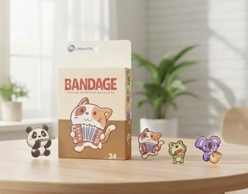Assorted Animal Bandages, Self Adhesive Bandage Set, Waterproof, Sterile Wound Care, 24 Count in Saudi Arabia