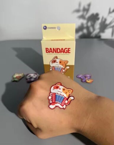 Assorted Animal Bandages, Self Adhesive Bandage Set, Waterproof, Sterile Wound Care, 24 Count in Saudi Arabia