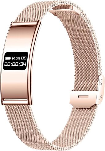 Ultra-Thin Fitness Tracker with 100 Exercise Modes, 100-Meter Water Resistance & Health Monitoring for Active Lifestyles for Running Swimming Cycling (Gold) in Saudi Arabia