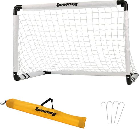 Small Soccer Goals for Kids, Foldable Mini Soccer Goal Set with Portable Soccer Net for Kids, Kid Soccer Goal for Indoor Outdoor Backyard Play, Soccer Toy Gift for Children in Saudi Arabia