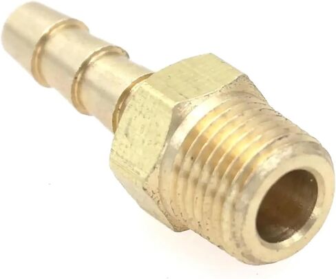 1/8 "NPT ذكر x 3/16" خرطوم الشائكة الذيل النحاس تركيبات الوقود موصلات محولات IHNIEAEW in Kuwait