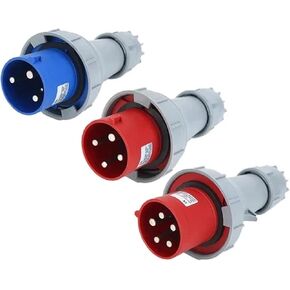 63A 125A IP67 3P/4P/5P موصل كهربائي ومقبس صناعي مثبت على الحائط 220 فولت 380 فولت ذكر أنثى (قابس، 125A-5P) in Kuwait