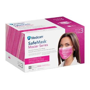 أقنعة سلسلة Medicom 2051 SafeMask Masters، مهرجان أزاليا/فوشيا (عبوة من 50 قطعة) in Kuwait