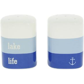 شركة Pavilion Gift Company - Lake Life - مجموعة هزازة من السيراميك بالملح والفلفل بحجم 3 أونصة، على الواجهة البحرية in Kuwait