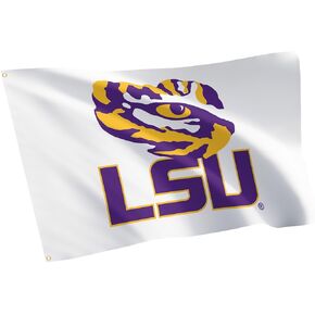 Desert Cactus LSU 100% Polyester Indoor Outdoor 3x5 feet Banner Tigers Geaux Louisiana State University (Flag G) in Kuwait