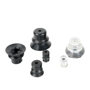 10Pcs Vacuum Sucker VP10RSN/VP20BSN Silicone Double Multi-Layer Nozzle Injection Molding Machine Manipulator Accessories(VP10B,White) in Kuwait