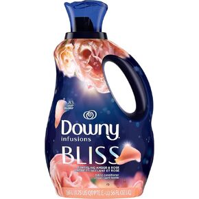Downy Infusions Laundry Fabric Softener Liquid, Bliss, Sparkling Amber & Rose, 56 Fl Oz in Saudi Arabia