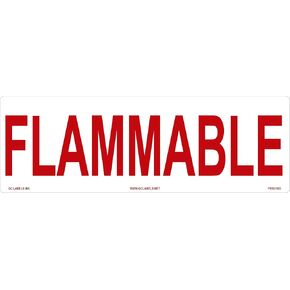 GC Labels-PBS21605, Truck And Tank Signs 15" x 5" FLAMMABLE, PACK OF 2 LABELS in Saudi Arabia