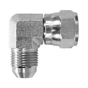 6500-08-10 تركيب هيدروليكي 1/2 "ذكر JIC X 5/8" أنثى JIC دوار 90 درجة من الفولاذ الكربوني in Kuwait